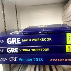 Kaplan GRE/ MCAT Prep Books